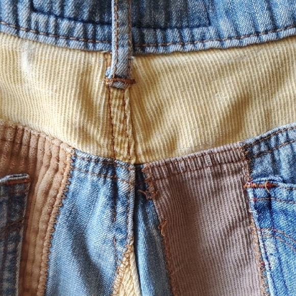 Gypsy Jeans RARE VINTAGE 70'S Striped Women's Flare Jeans - Picture 15 of 15